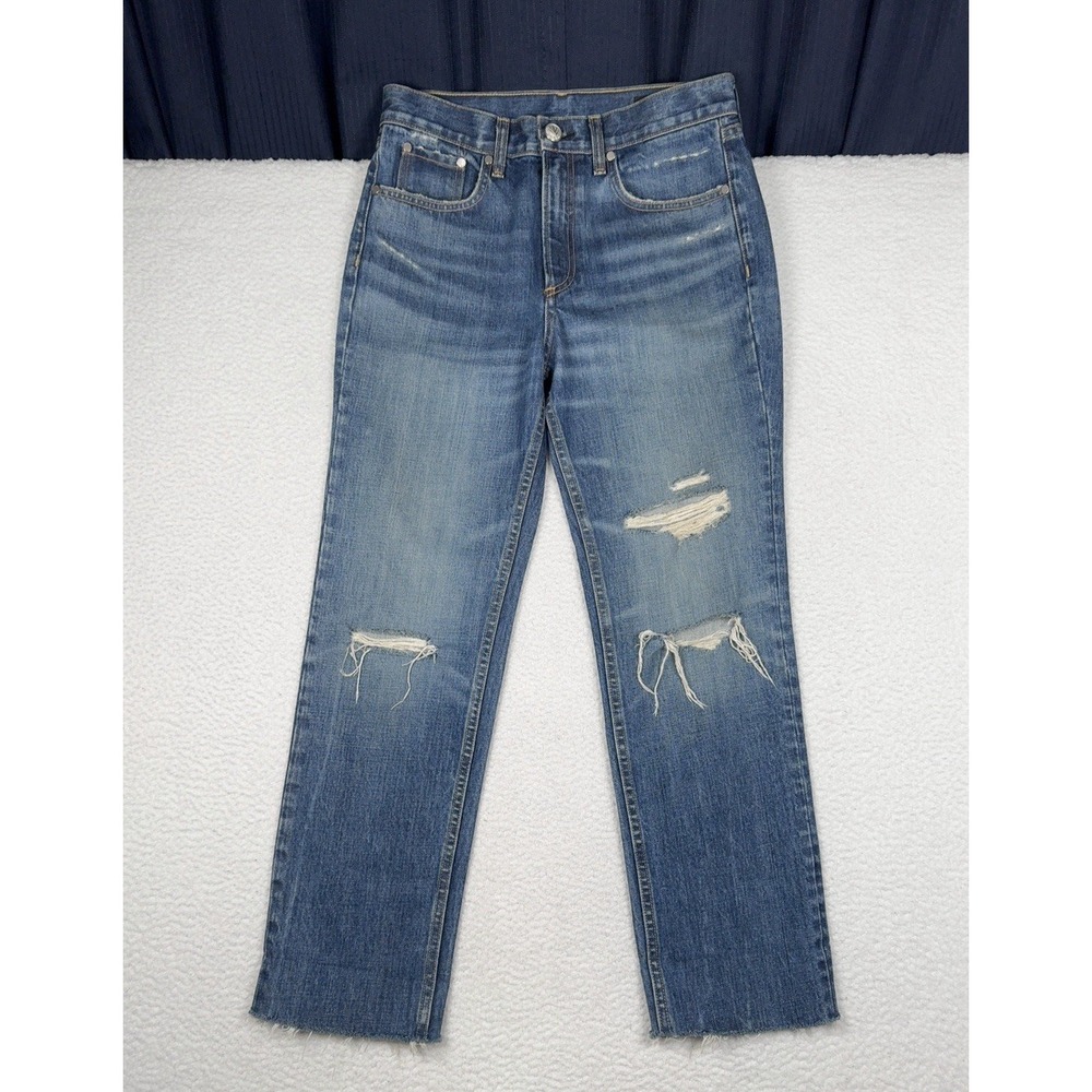RAG & BONE Distressed Jeans Blue - Women's 26